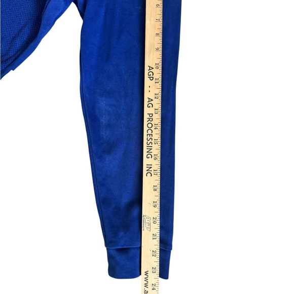 Bugatchi Men’s Blue Quarter Zip Pullover Long Sleeve Cotton Sweater Top XL C180 - Picture 2 of 7